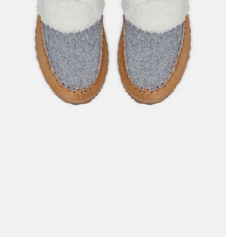 Womens Slippers Brown/Grey - Sorel Out N About™ - 093752-UVJ